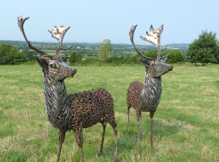 Outdoor Sculpure at Delamore Arts Exhibition