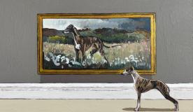 A Whippet with an Old Master 